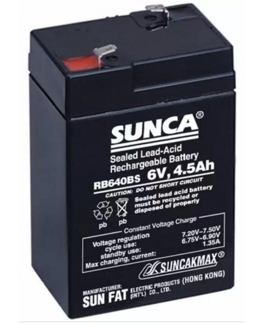 SUNCA  FAN BATTERY 6 V 4,5 A